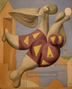 Pablo Picasso Werke - Baigneur avec un ballon plage 1932 kubist Pablo Picasso